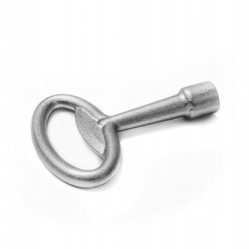 Газовая дверь из нержавеющей стали 60х60 см с ключом