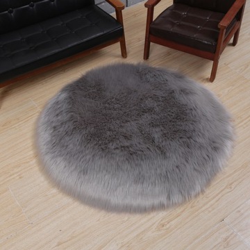 DYWAN OKRĄGŁY DYWANIK MIĘKKI SYPIALNIA SALONU 120cm