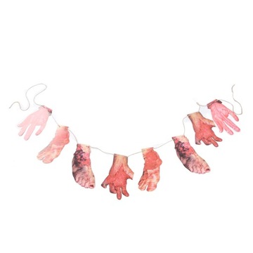 Хэллоуинская вечеринка с искусственными руками и ногами