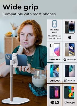 stojak uchwyt na telefon komórkowy na biurko