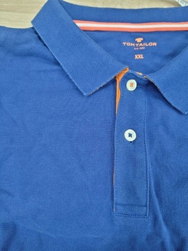 KOSZULKA POLO GRANATOWA LOGO XXL Tom Tailor 1AAP