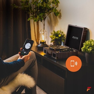 Проигрыватель в чемодане USB AUX BT Fenton+ VINYL