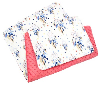 Kocyk MINKY + Poduszka __ 50x75 Kołderka __ Wzory