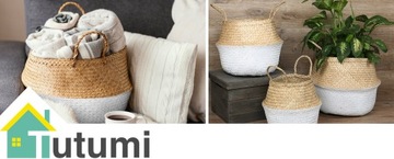 Натуральная корзина травы 381181b tutumi