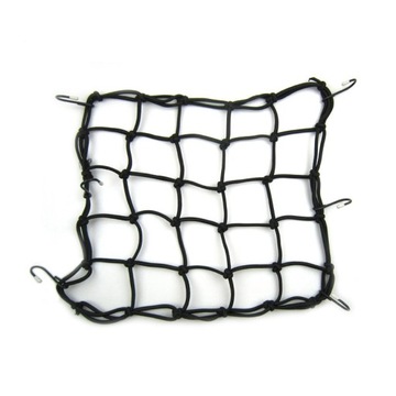 Багажная сетка для шлема с крючками -пауками на мотоцикле Scooter 40x40см