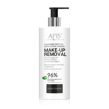 APIS Oczyszczający Żel do twarzy z węglem 300ml
