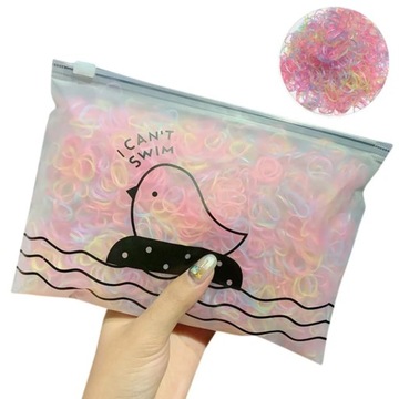 НАБОР РЕЗИНОВ МАЛЕНЬКИЕ МИНИ СИЛИКОНОВЫЕ РЕЗИНКИ ДЛЯ ВОЛОС И БРИТАЦ 1000 шт.