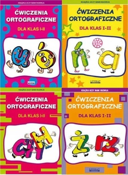 4 zeszyty ĆWICZEŃ ORTOGRAFICZNYCH dla klas I-II