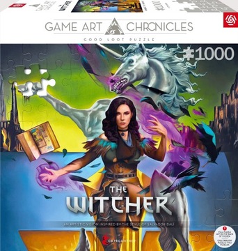 PUZZLE: THE WITCHER YENNEFER & SALVADOR DALI 1000 ELEMENTÓW