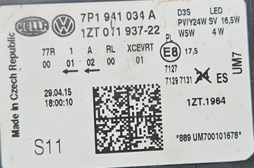 PĚKNÝ SVĚTLO VW TOUAREG 7P FACELIFT XENON LED