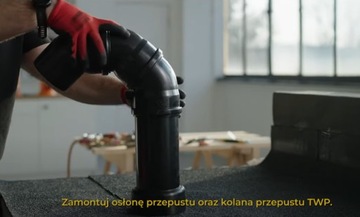 Кабельный кабельный кондиционер солнечный для плоской битумной крыши 110 мм