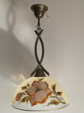 Lampa Kuchenna Ręcznie Malowana – Magnolia
