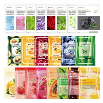 22PCS Face Mask Set,Moisturizing Facial Sheet Mask,Hydrating Face Mask