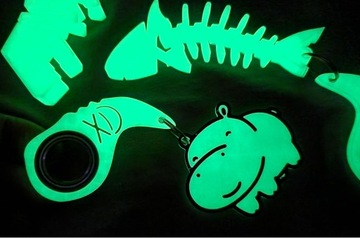 Набор брелоков Keyrambit + Shark KEYSPINNER Светится в темноте Mid Spiner