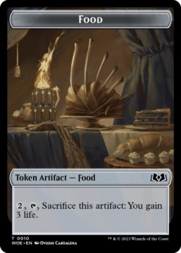 MTG 5x Food Token