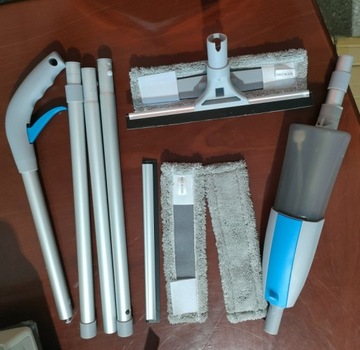 ТЕЛЕСКОПИЧЕСКИЙ ИНСТРУМЕНТ ДЛЯ МЫТЬЯ ОКОН ФОТОВОЛЬТНЫЕ ПАНЕЛИ 3в1 С РАСПЫЛИТЕЛЕМ