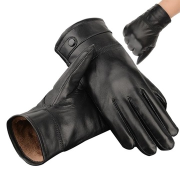 Zimowe męskie rękawiczki do jazdy na rowerze na świeżym powietrzu, ciepłe, wiatroszczelne, w stylu włoskim, z pełnymi palcami