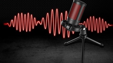 Mikrofon Pojemnościowy Gamingowy Studyjny USB statyw SAVIO SONAR PRO 01