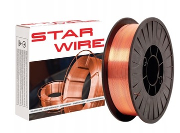 DRUT SPAWALNICZY 0,8 MM 5 KG SG2 STAR WIRE DO MIGOMATU MIG/MAG SPAWARKA