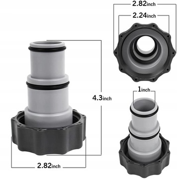 ADAPTER DO WĘŻA INTEX POMPY BASEN PRZEJŚCIÓWKA X2