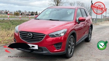 Mazda CX-5 I SUV Facelifting 2.2 SKYACTIV-D  175KM 2016 Mazda CX-5 Raty 2.2 d 175KM Automat Skora Radar asystent pasa 4x4 zarej w