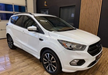 Ford Kuga II SUV Facelifting 2.0 TDCi 150KM 2017 Ford Kuga ST-lineZAREJESTROWANY navi SKORAALCANTARA gwarancjabezwypadkowa, zdjęcie 4