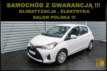 Toyota Yaris III Hatchback 5d Facelifting 1.0 VVT-i 69KM 2014 Toyota Yaris Salon POLSKA + Serwis + 5 DRZWI +