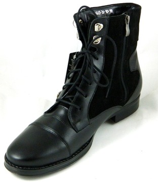 Стильные ботинки сапоги сапоги кожаный нат. K-2564