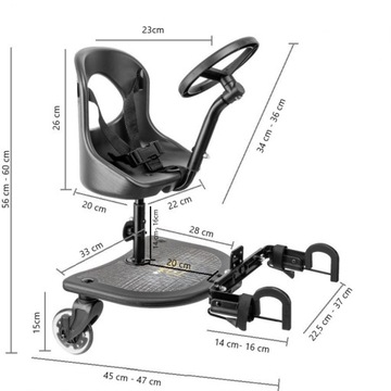 ДОПОЛНИТЕЛЬНОЕ ДОПОЛНЕНИЕ ДЛЯ КОЛЯСКИ X RIDER PLUS + ПОДУШКИ ДИНОЗАВРОВ