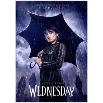 Plakat Wednesday Tim Burton The Addams Family