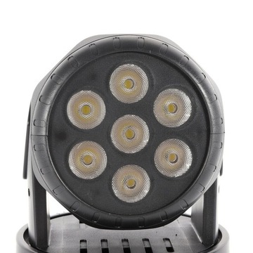 7×10W RGBW 4W1 LED DMX512 GŁOWA RUCHOMA