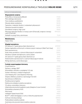 Volvo XC60 II 2026 VOLVO XC60 ULTRA (BOGATE WYPOSAŻENIE) B5 AWD, zdjęcie 10