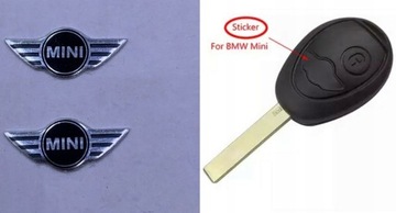 MINI COOPER ZNAK NÁLEPKA LOGO KLÍČEK OVLÁDAČ