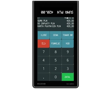 Kasa fiskalna ELZAB K1 SLIM ONLINE BT/WIFI