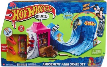 Hot Wheels Skate Skatepark Wesołe miasteczko Zestaw HGT95