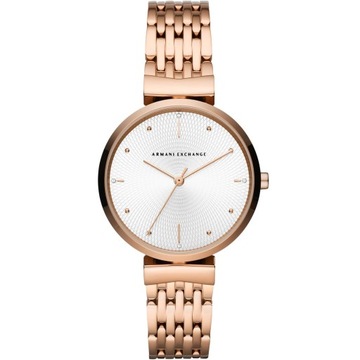 ZEGAREK DAMSKI ARMANI EXCHANGE AX5901 ZOE ZŁOTY ROSE GOLD ORYGINAŁ + BOX