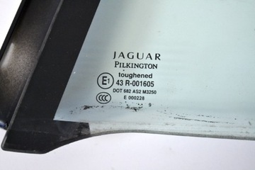 JAGUAR XK X150 5.0 V8 2010 RHD ZADNÍ LEVÉ DVEŘE SKLO (OKNO) BOČNÍ