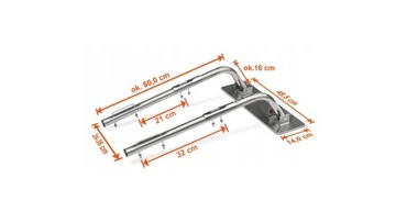 Настенная опора для лестницы, фетровый шпон, ALVE