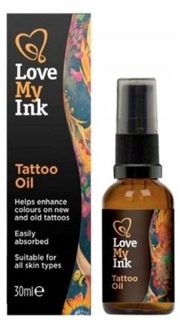 Love My Ink SET Крем-спрей Масло для татуировки