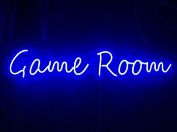 NGAMEROOM NEON LED NAPIS Game Room PC5 800X160MM