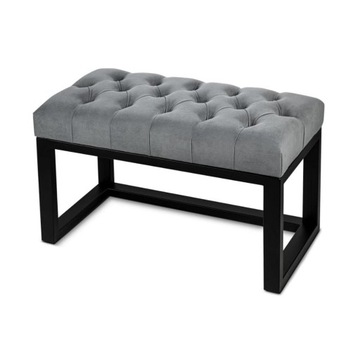 Ławka Industrialna Pikowana Przedpokój loft 60 cm