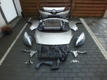RENAULT SCENIC III LIFT PRZÓD ZDERZAK LAMPA MASKA BŁOTNIK KOMPLET TEHNK