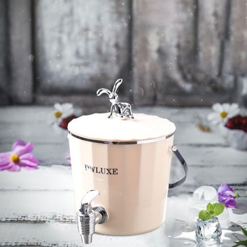 Диспенсер для напитков 2,2 л, большой кран бежевого цвета с