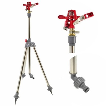 ВРАЩАЮЩИЙСЯ ЛАТУННЫЙ ПУЛЬСАЦИОННЫЙ СПРИНКЛЕР НА СТЕНДЕ