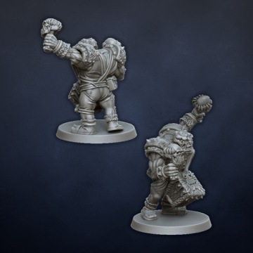 Ветеран ORCS - X10 - DL Miniatures - Printing3d - Minifacture