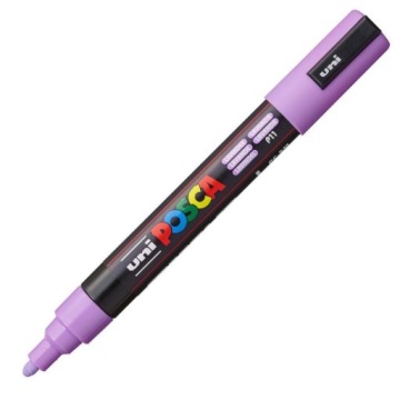 Пигментный маркер Posca пастель лавандовый (п11) PC-5M UNI