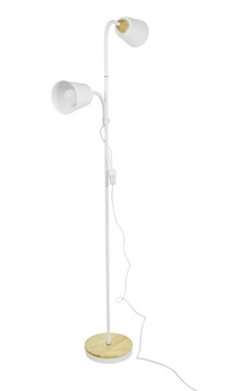 Nowoczesna Lampa PODŁOGOWA NOCNA do czytania 2xE27