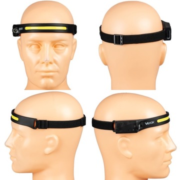 ФАРА АККУМУЛЯТОРНАЯ ФАРА СВЕТОДИОДНЫЙ РЕМЕНЬ СИЛИКОНОВЫЙ USB-C IPX VAYOX