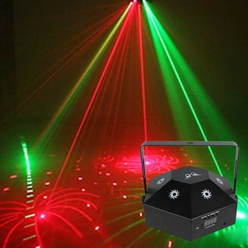 8 oczu RGB DMX oświetlenie sceniczne DJ