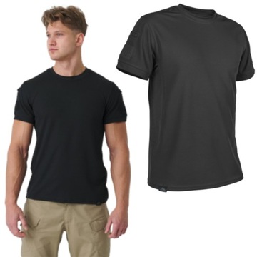 KOSZULKA TERMOAKTYWNA T-SHIRT HELIKON TOPCOOL TACTICAL BLACK CZARNA XL